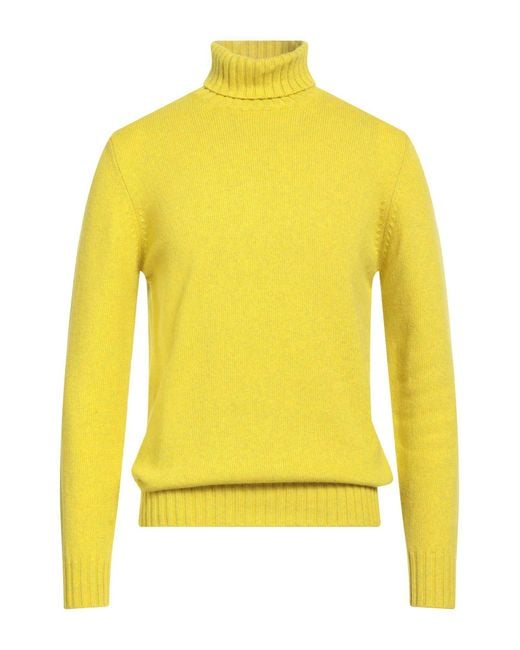 FILIPPO DE LAURENTIIS Yellow Turtleneck for men