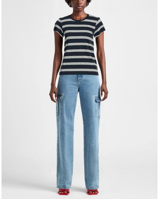 Rag & Bone Blue T-Shirt Pima Cotton