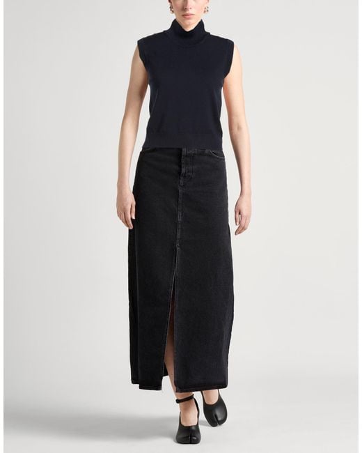Alpha Studio Blue Turtleneck Wool