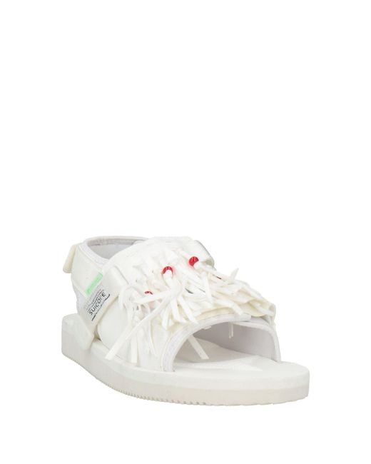 Suicoke White Sandals for men