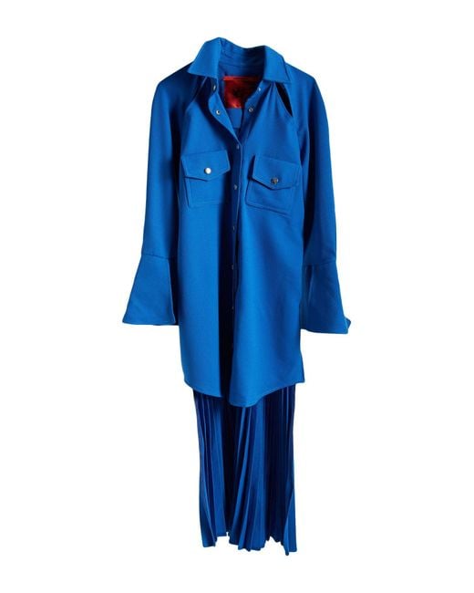 Thebe Magugu Blue Midi Dress