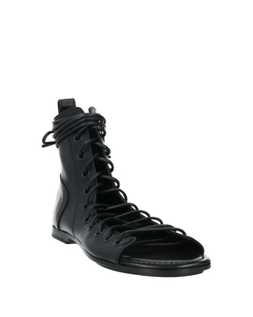 Ann Demeulemeester Black Stiefelette