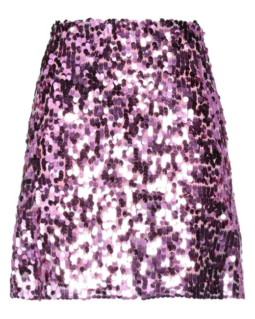 be Blumarine Purple Mini Skirt