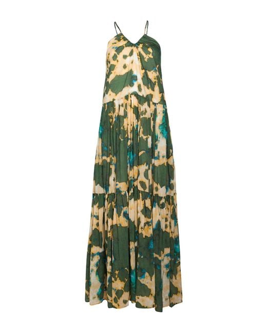 Roberto Collina Green Maxi Dress