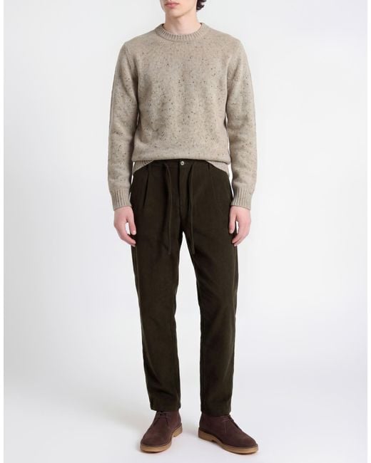 Fred Mello Black Military Pants Polyester for men