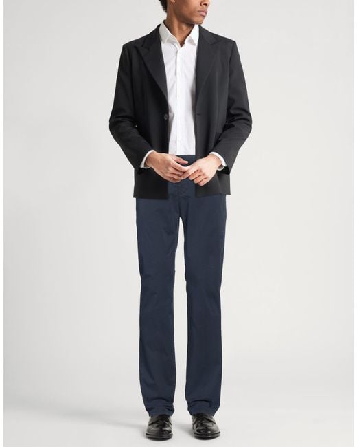 Dondup Blue Pants Cotton, Elastane for men