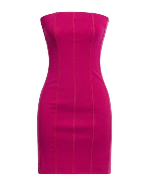 Semicouture Pink Mini Dresses