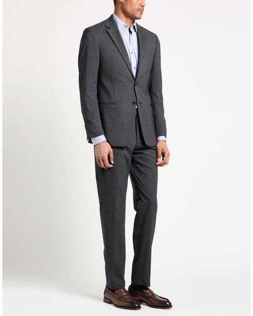Emporio Armani Gray Suits for men