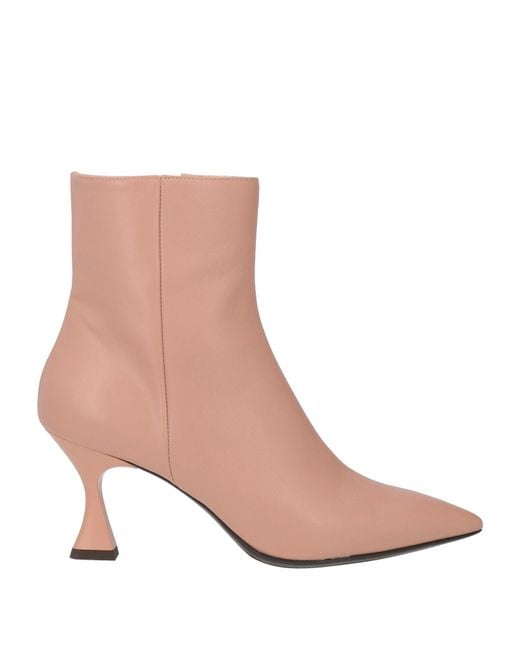 Walter Violet Brown Ankle Boots Leather