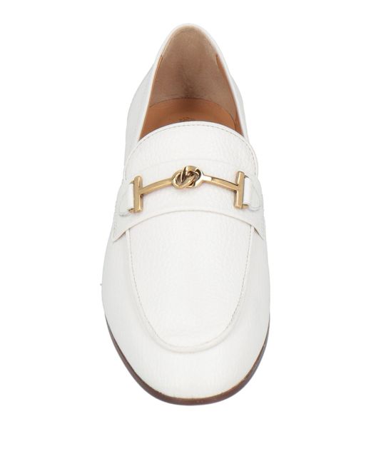 Tod's White Loafer