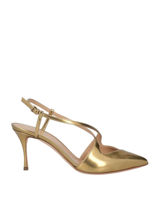 Sergio Rossi Metallic Pumps Leather