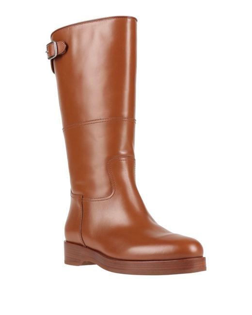 Loro Piana Brown Boot Calfskin