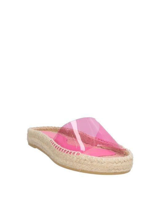 Paloma Barceló Pink Espadrilles Pvc