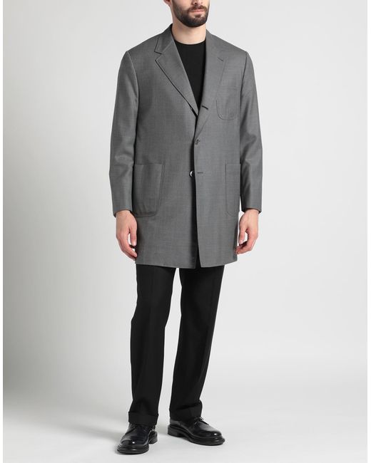 Manteau long et trench Thom Browne pour homme en coloris Gray