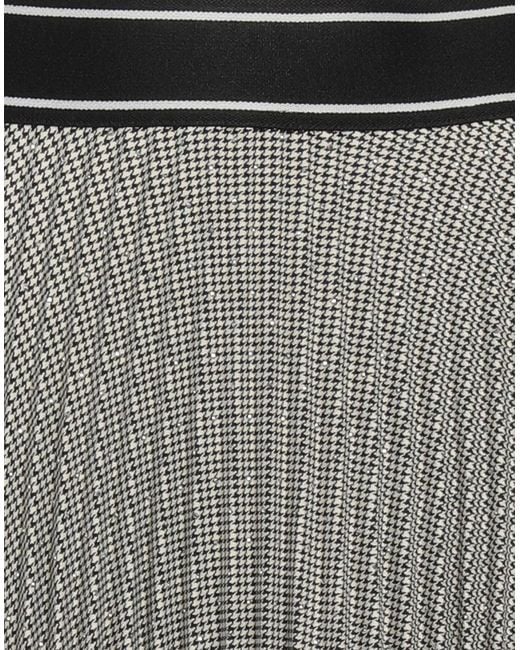 Sandro Gray Mini Skirt Polyester