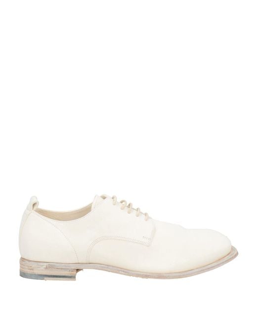 Officine Creative White Lace-Up Shoes for men