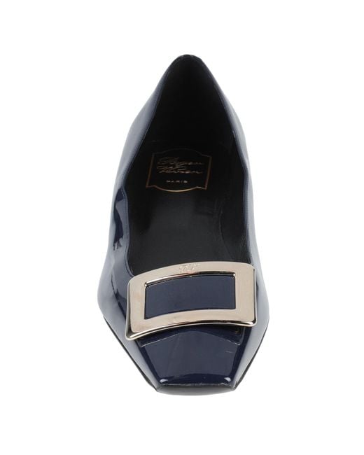 Roger Vivier Blue Ballet Flats