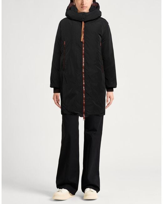 Alysi Black Puffer Polyamide, Cotton, Elastane, Polyester