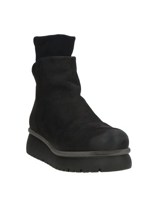 Patrizia Bonfanti Black Ankle Boots Leather