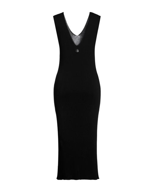 Moncler Black Midi-Kleid