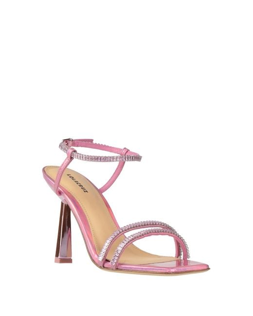 Lola Cruz Pink Sandals