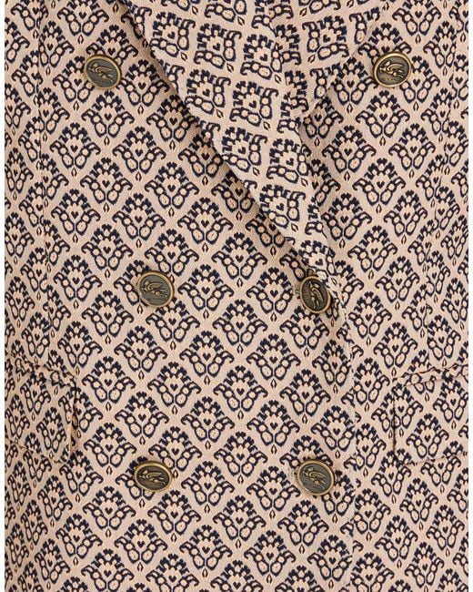 Etro Brown Blazer Cotton, Polyester, Nylon, Elastane