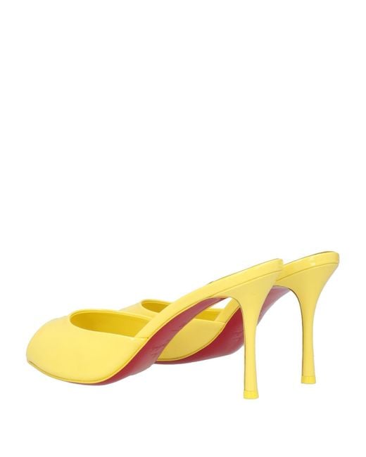 Christian Louboutin Yellow Sandals
