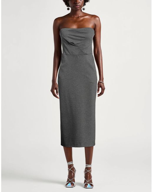 Vestido midi ViCOLO de color Gray