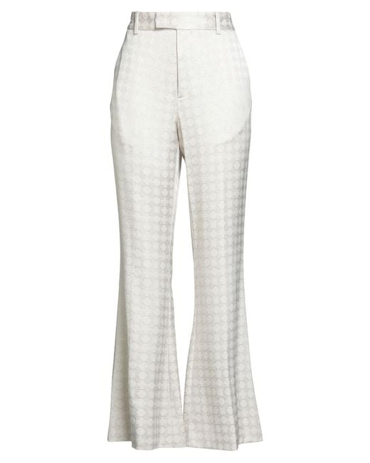 Amiri White Pants Viscose, Wool, Elastane