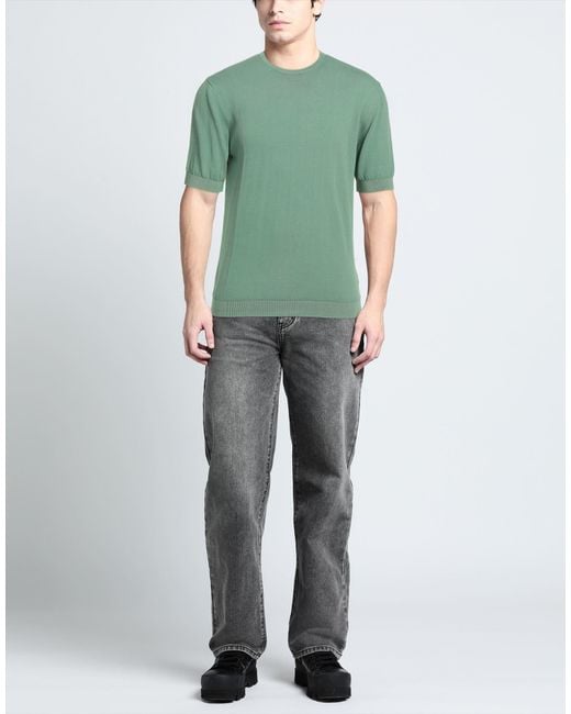 FILIPPO DE LAURENTIIS Green Jumper for men