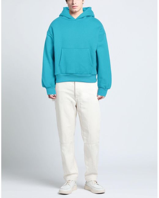 GARMENT WORKSHOP Blue Sweatshirt for men