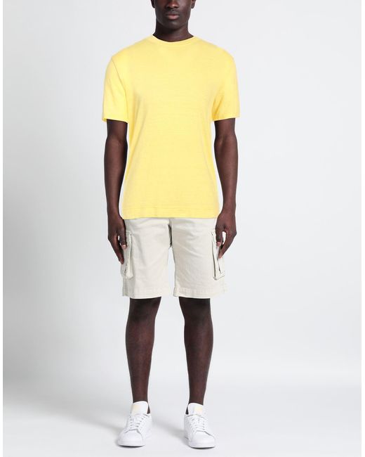 Fedeli Yellow T-shirt for men