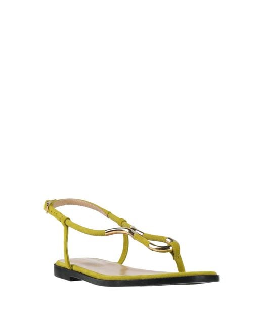 Sergio Rossi Natural Thong Sandal