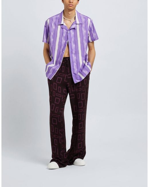 8 by YOOX Purple Shirt for men