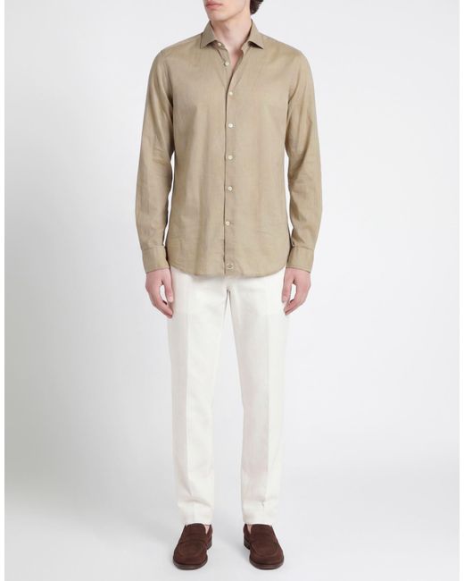 Sonrisa White Shirt Cotton, Elastane for men