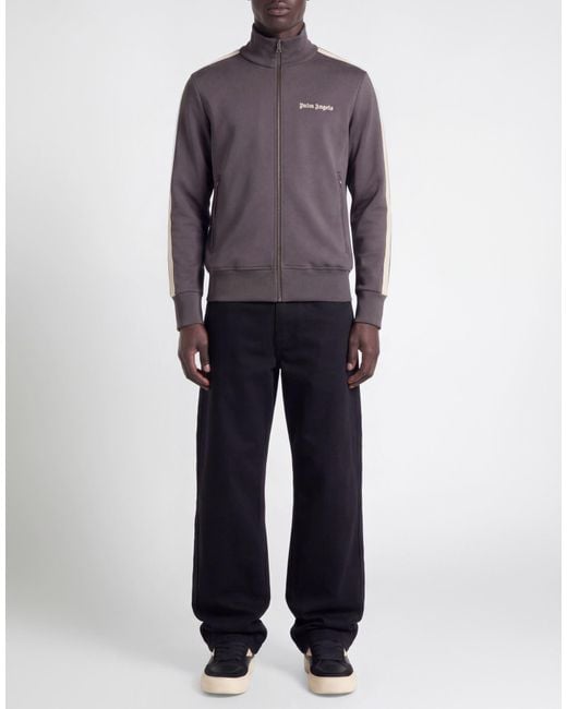 Palm Angels Gray Sweatshirt Polyester for men