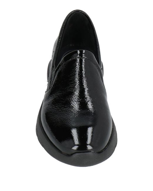 Frau Black Loafers Leather