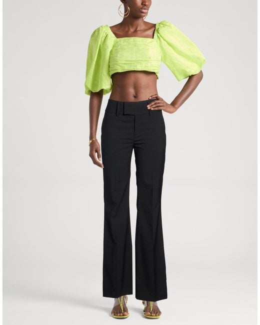 Department 5 Black Pants Polyester, Virgin Wool, Elastane