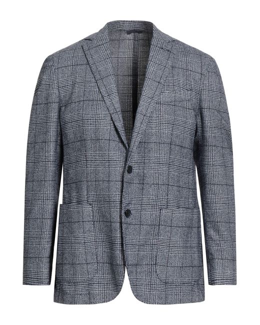 L.b.m. 1911 Blue Blazer Cotton, Polyester, Polyamide for men