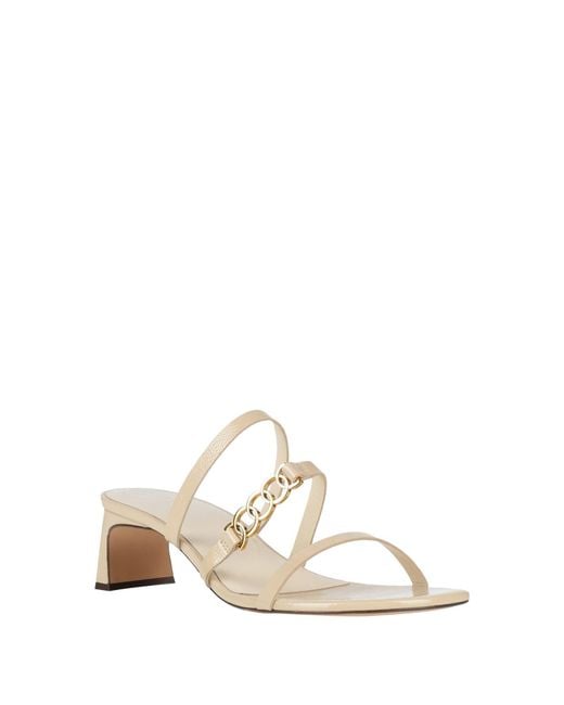 Odissi Natural Cream Sandals Leather