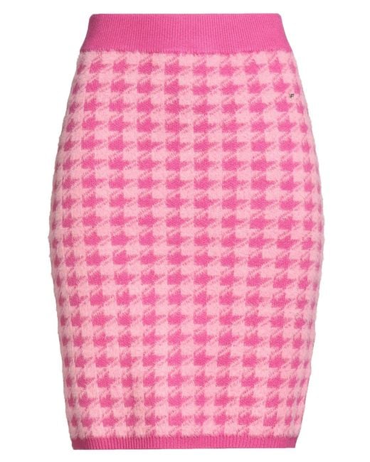 Mini-Jupe White Wise en coloris Pink