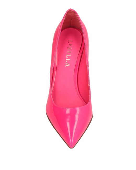 Le Silla Pink Coral Pumps Leather