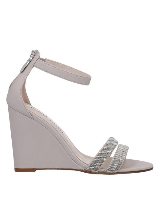 Fabiana Filippi Gray Sandals Soft Leather