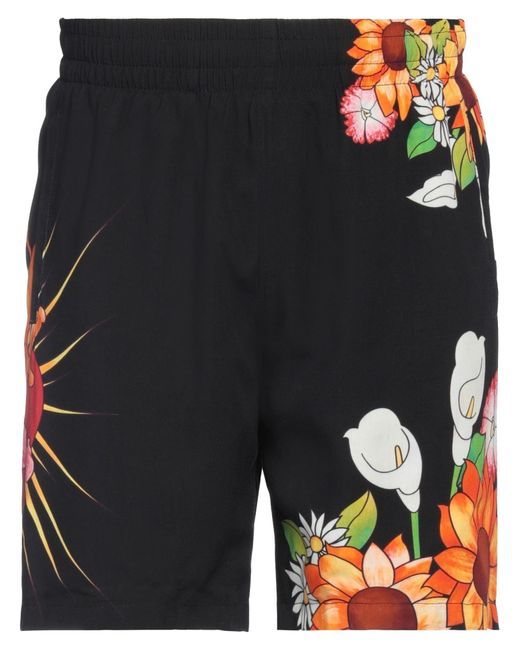 Pleasures Black Shorts & Bermuda Shorts for men