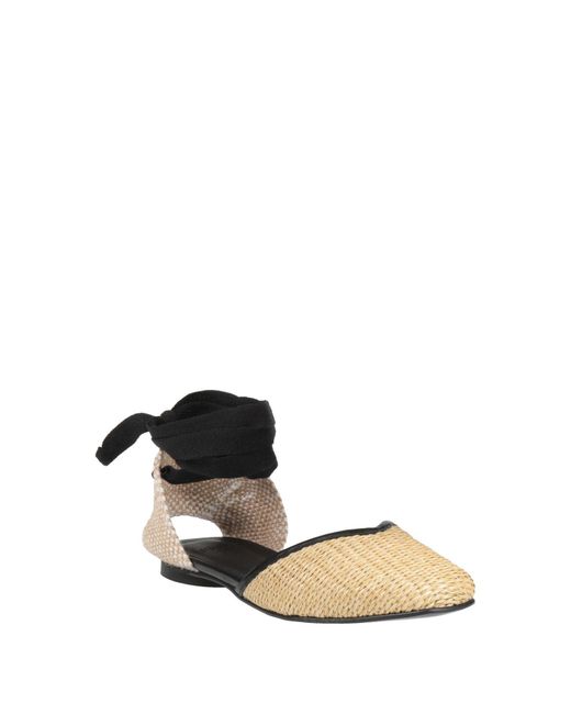 Castaner Black Ballet Flats