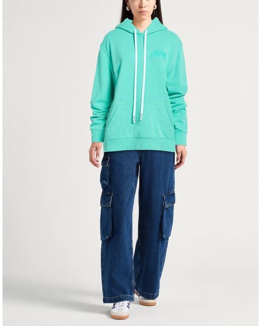 Autry Green Sweatshirt Cotton