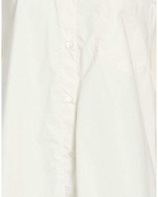Roberto Collina White Ivory Shirt Cotton