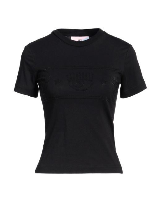 Chiara Ferragni Black T-shirts