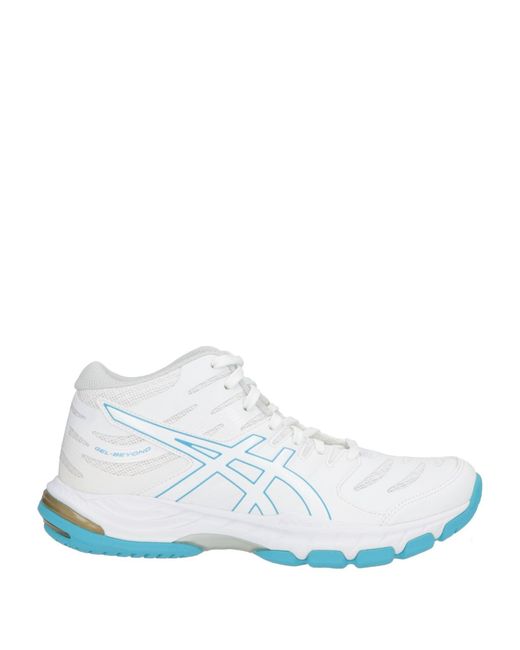 Asics White Sneakers Textile Fibers
