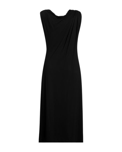 Vestido midi Alberta Ferretti de color Black